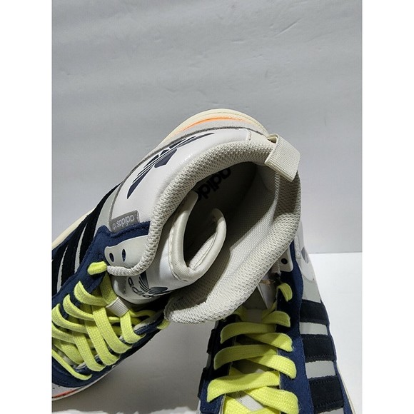 Adidas Originals Post UP Cloud White Navy Blue  Basketball Shoes H00173 Size 8.5 - Picture 10 of 12